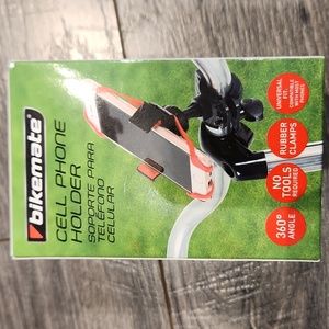 NWT Bikemate Cell Phone Holder Universal Fit: compatible w/most phones